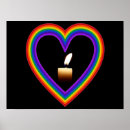 Suche nach herz flammen poster Regenbogen