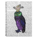 Recherche de de hibou carnets Feuille de fleur