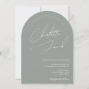 Recherche de vert mariage invitations Typographie