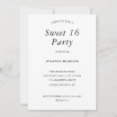 Recherche de cool 16ans anniversaire invitations Typographie