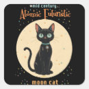 Recherche de lune chat autocollants Univers
