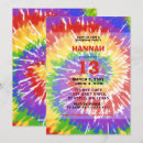 Recherche de hippie anniversaire invitations Arc en ciel