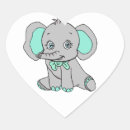 Recherche de éléphant turquoise autocollants Sarcelle