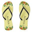 Recherche de fleur chaussures Hawaïen