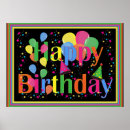Recherche de joyeux anniversaire posters Coloré