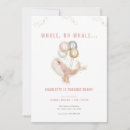 Recherche de de baleine anniversaire invitations Rose