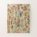 Recherche de fleurs vintages puzzles Illustration
