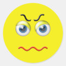 Suche nach wütendes emoji aufkleber Gelb