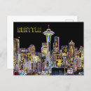 Suche nach seattle skyline postkarten Pazifischer nordwesten