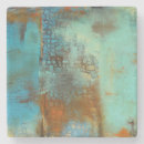 Recherche de peinture moderne dessous de verres Aqua