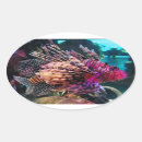 Recherche de lion rouge autocollants Poisson lioné