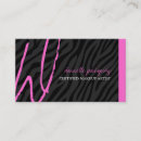 Suche nach monogramm zebra visitenkarten Tier
