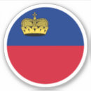 Recherche de liechtenstein autocollants Drapeau