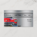 Recherche de voitures classiques cartes visite Mécanicien