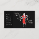 Suche nach rotes kleid visitenkarten Dame
