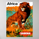 Suche nach africa vintage poster Löwe