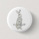 Recherche de lapins badges Aquarelle