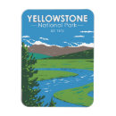 Recherche de usa rectangulaires magnets Parc national de yellowstone