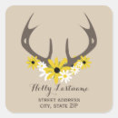 Recherche de antler autocollants Floral