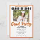 Recherche de orange graduation invitations Lycée