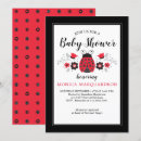 Recherche de red baby shower invitations Coccinelle