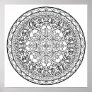 Recherche de mandala art posters Coloriage