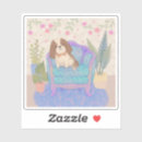 Recherche de chien pastel autocollants Vintage