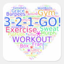 Suche nach workout aufkleber Fitness