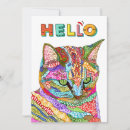 Suche nach bunte katzen karten Katzenliebhaber