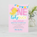 Recherche de duck 1ans anniversaire invitations Un