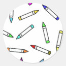 Recherche de dessin de crayon autocollants Crayons