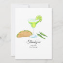 Recherche de tequila vœux cartes Taco