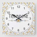 Recherche de trombone horloges Laiton bas