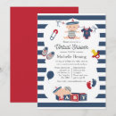 Recherche de nautical baby shower invitations Mignon