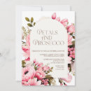 Recherche de rose pétale invitations Pétales et prosecco