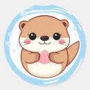 Recherche de loutre autocollants Mignon