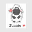 Suche nach niedliche schafe aufkleber Cartoon