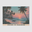 Recherche de paradis cadeau emballages Coucher de soleil
