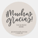 Suche nach muchas gracias aufkleber Danke