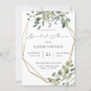 Recherche de gold frame bridal shower invitations Boho
