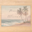 Recherche de palmier vintage invitations Arbres
