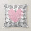 Recherche de motif pied poule coussins Dogstooth