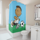 Recherche de le football rideaux douche Snoopy