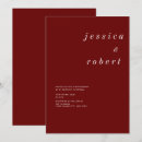 Recherche de bordeaux et blanc mariage invitations Formel