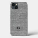 Recherche de gris pâle iphone coques Monogramme