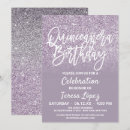 Recherche de argent pourpre invitations Glamour