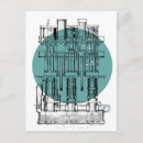 Recherche de diagrammes cartes postales Illustration