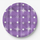 Recherche de flocons de neige assiettes Moderne