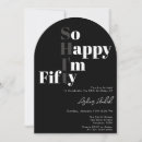 Recherche de cinquante 50 invitations Unique