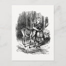 Recherche de miroir cartes postales Lewis carroll